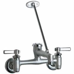 Chicago Faucet&reg; 897-MPRCF Hot and Cold Water Sink Faucet