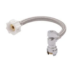 Sharkbite&reg; 24656 Click Seal&reg; Push-To-Connect Toilet Connector, 1/2 in Angle Stop x 7/8 in Ballcock x 12 in
