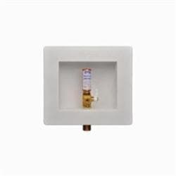 IPS® 87980 Ice Maker Outlet Box With Valve and Hammer Arrester, 1/2 in Pex