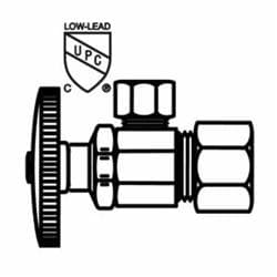 Mcguire™ Lfst09 Angle Supply Stop, 1/2 x 3/8 in