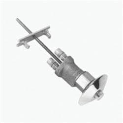 Sloan&reg; 0318117 HY-100-A Fixture Wall Metal Button Assembly