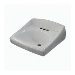 Sloan&reg; 3873073 SS-3003 Lavatory Fixture Sink With Front Overflow, 20-3/4 in W x 18-1/4 in D x 12-1/4 in H