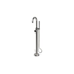 Graff® G-1752-LM3F-PN-T M.E. Floor-Mounted Tub Filler (Trim), Polished Nickel