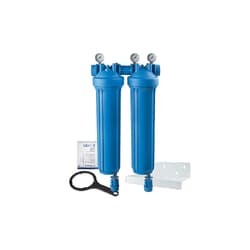 Atlas Filtri® ZA1802746 DP BIG Duo Scale Reduction Unit, 4.5 x 20 Whole House / Commercial Filtration Kit Housing