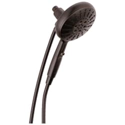 DELTA® 54910-RB-PK Universal Hand Shower, 6-3/16 in Dia Shower Head 7 Shower Head, 1.75 gpm Flow Rate, 60 to 82 in L Hose, Venetian Bronze, Import