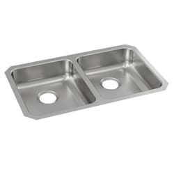 Just Manufacturing UDADA1832A65-J ADA Sink, Lustrous Satin, Rectangular Shape, 13-1/2 in L x 16 in W Bowl x 6-3/8 in D Bowl, 6-3/8 in H x 18-1/2 in W x 30-3/4 in L, 304 Stainless Steel