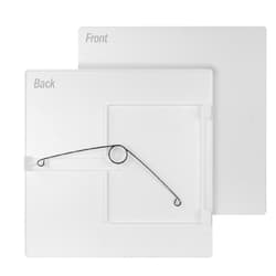 Sioux Chief 970-SP116 One-Piece Plastic Access Panel With Spring - 16 in X 16 in ABS