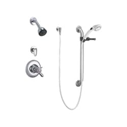 DELTA® T17TH335-25 TempAssure® 17T Universal Shower Trim Only, MultiChoice®, 2 gpm, Polished Chrome, Import