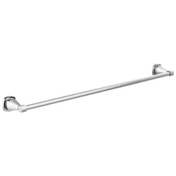 DELTA® 77630 Towel Bar, Stryke™, 30 in L Bar, 3-3/8 in OAD x 2-1/8 in OAH, Zinc, Polished Chrome, Import