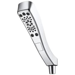 DELTA® 59552-PK Hand Shower, Tesla®, 4 Shower Head, 2 gpm, 1/2 in Connection, Polished Chrome, Import