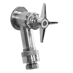 Outdoor Shower Company WMHB-158-SS Wall Mount Hose Bibb - 3/4" Male Hose Thread