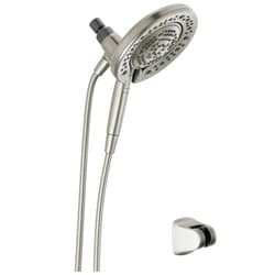 DELTA® 75687DSN Universal Hand Shower, 7-7/8 in Dia Shower Head 7 Shower Head, 1.75 gpm Flow Rate, 84 in L Hose, Satin Nickel, Import
