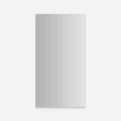 Robern® PLM1640G PL Series Single Door Cabinet, 16 in OAW x 40 in OAH, Aluminum, Satin Anodized