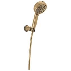 DELTA® 55884-CZ-PR Universal Hand Shower, 4-1/2 in Dia Shower Head 7 Shower Head, 1.75 gpm Flow Rate, 60 to 80 in L Hose, Lumicoat Champagne Bronze, Import