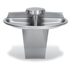 Bradley® SN2004-AST-STD-TMA-NSD 54" Semi-Circular Sentry Washfountain Wall Mounted