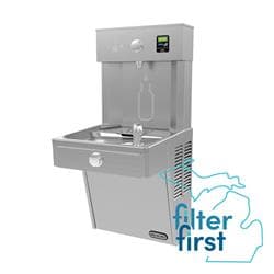 Elkay® LVRC8WSK ezH2O® Vandal-Resistant Bottle Filling Station & Single Cooler Filter