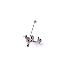 T & S B-0665-BSTP Service Sink/Mop Sink Faucet, 8 in Center Distance