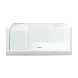 Sterling® 72281100-0 Accord® Seated Shower Receptor, Center Drain, 48 in L x 36 in W
