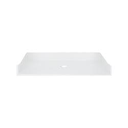 Sterling® 62061100-0 OC-SS-39 Roll-In Shower Receptor, Center Drain, 63-1/4 in L x 39-3/8 in W x 1/2 in D