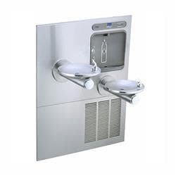 Elkay® EZWS-ERPBM28K ezH2O® Bottle Filling Station w/ Bi-Level Integral SwirlFlo® Fountain Refrigerated Non-Filter