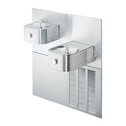 Elkay® LNTEM8K Soft Sides® Bi-level ADA Fountain with Mounting Frame Filter