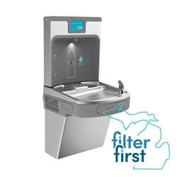 Elkay® LZS8WSSP Enhanced Bottle Filler & Single ADA Cooler Refrigerated High Capacity Lead Reduction Drop Down Wrapper