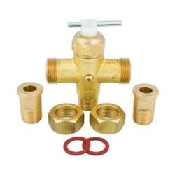Bradley® S01-038S Manual Mixing Valve and Tailpiece, 36 in