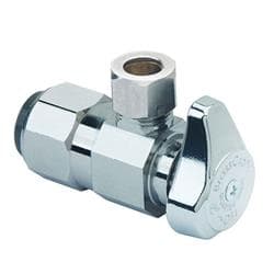 BrassCraft® G2™ G2PS19X C Angle Stop 1/4?Turn, 1/2 x 3/8 in Nominal