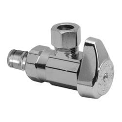 Plumbshop® Plb107X Supply Ball Stop, 1/2 x 3/8 in