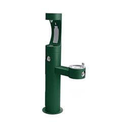 Elkay® LK4420BF1UFRK Outdoor ezH2O® Upper Bottle Filling Station Bi-Level Pedestal Non-Filtered Non-Refrigerated Freeze Resistant