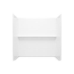 Sterling® 71574100-0 Traverse® Bath Wall Set, 60 in L x 30 in W x 58-1/4 in H