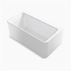 Sterling® 96133-0 Unwind® Back-To-Wall Seamless Bathtub, 59-1/16 in L x 29-1/2 in W