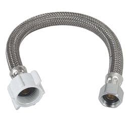 BrassCraft® Speedi Plumb® PLUS B3-12DL F Flexible Braided Water Toilet Connector, 1/2 x 7/8 in Nominal