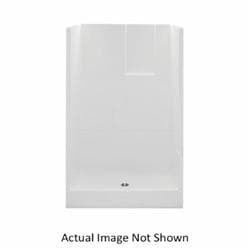 Aquatic 1483NTRI-WH Everyday 3-Piece Shower, 48 in L x 34 in W x 72-3/4 in H