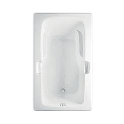 Aquatic 4272621-WH Hydrotherapy Builder's Choice MONTROSE II STOCKING Bathtub, 72 in L x 36 in W