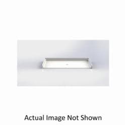 Aquatic F6034DPAN Accessible 1-Piece Shower Pan, 5 in L x 36-1/4 in W x 62 in D