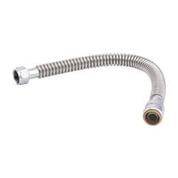 Sharkbite® SS3088FLEX18LF Flexible Corrugated Water Heater Connector, 3/4 in Nominal, 18 in Length