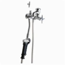 Chicago Faucet® 809-777-21KCP Bed Pan Cleaner With Loose Key