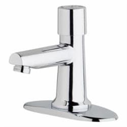 Chicago Faucet® 3500-4E2805ABCP Traditional Single Supply Lavatory Sink Faucet