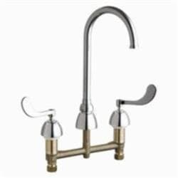 Chicago Faucet® 786-GN2FCXKABCP Concealed Kitchen Sink Faucet