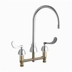 Chicago Faucet® 786-GN8AE3ABCP Concealed Kitchen Sink Faucet