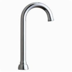Chicago Faucet® GN1AJKABCP Rigid/Swing Gooseneck Spout