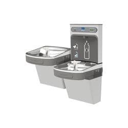 Elkay® LZSTL8WSSK ezH2O® Bottle Filling Station & Versatile Bi-Level ADA Cooler Refrigerated Stainless Lead Reduction Quick Filter Change