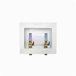 IPS® 85706 Dual Drain Washing Machine Outlet Box With Hammer Arrester, 1/2 in Cpvc