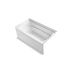 Sterling® 71121122-0 Ensemble™ Bathtub, Rectangular Shape, 60 in L x 32-1/8 in W