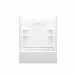 Sterling® 71220120-0 Ensemble™ Curve Bath/Shower, 60 in L x 32 in W x 74 in H