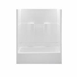 Aquatic 26032P-LH-WHT Remodeline Sectionals 2-Piece Tub Shower, 60 in W x 72 in H