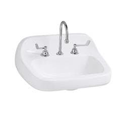 Mansfield® 2018HBNS-1 WH Grande Isle™ Lavatory With Concealed Front Overflow