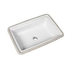Mansfield® 234 WH Brentwood™ Transitional Lavatory Sink With Front Overflow