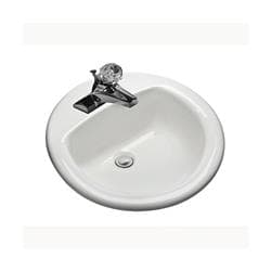 Mansfield® 239-4 MS Mansfield® Drop-In Self-Rimming Lavatory Sink